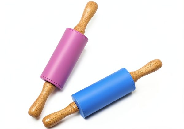 Honglida Kids Rolling Pin Silicone Non-Stick 2-Pack-0
