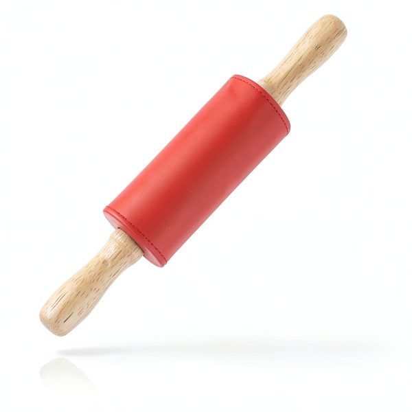 Honglida Kids Rolling Pin Silicone Non-Stick 2-Pack Blue-Red-1