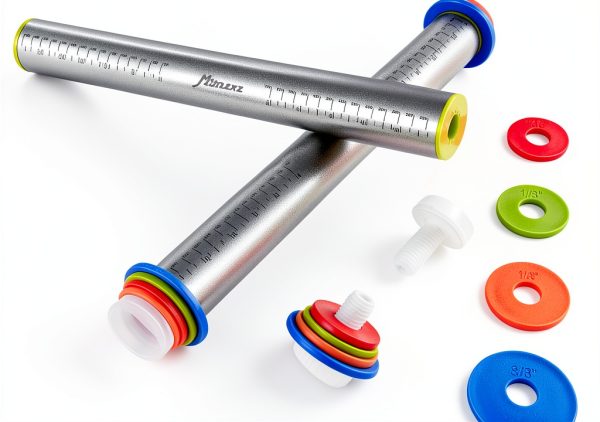 Stainless Steel Rolling Pin MTNZXZ Adjustable Thickness-1
