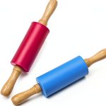 Honglida Kids Rolling Pin Silicone Non-Stick 2-Pack-0