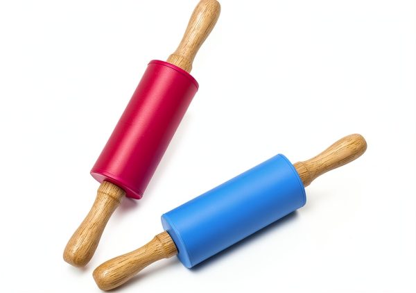 Honglida Kids Rolling Pin Silicone Non-Stick 2-Pack-0
