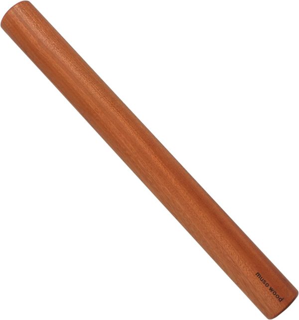 Muso Wood Rolling Pin Natural Wood Dough Baking Kitchen-0