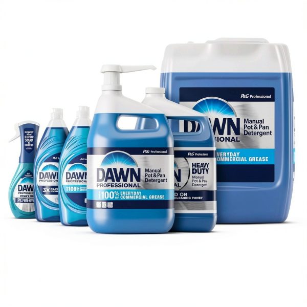 Dawn Pot and Pan Detergent 3.8L Case of 4 Concentrated Dish Soap-7