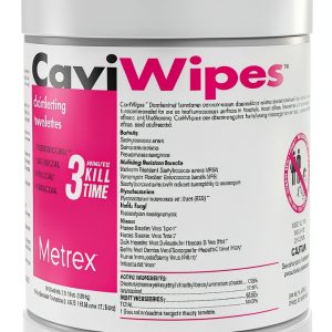 CaviWipes Large 6 x 6 3/4 Disinfecting Wipes 160 Count-0