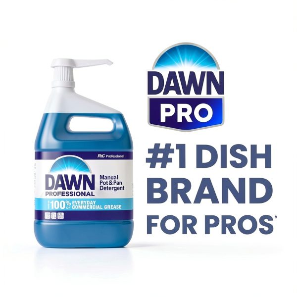 Dawn Professional Pot and Pan Detergent 1 Gallon Case of 2 with Pump-6