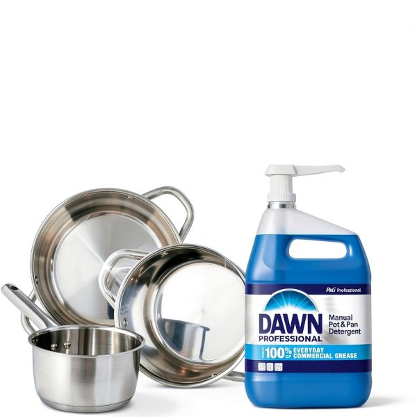 Dawn Pot and Pan Detergent 3.8L Case of 4 Concentrated Dish Soap-1