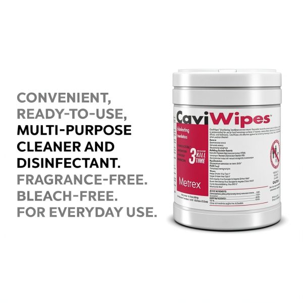CaviWipes Large 6 x 6 3/4 Disinfecting Wipes 160 Count-1