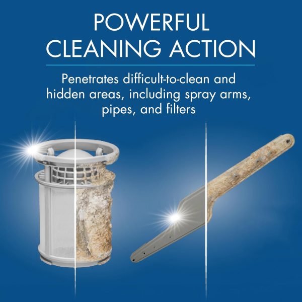 Dishwasher Cleaner Glisten 12oz Limescale Rust Grease-3