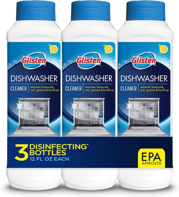 Dishwasher Cleaner Glisten 12oz Limescale Rust Grease-0