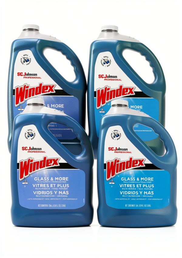 Windex Glass Cleaner Multi‑Surface 128 fl oz Refill Pack of 4-0