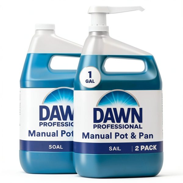 Dawn Professional Pot and Pan Detergent 1 Gallon Case of 2 with Pump-0