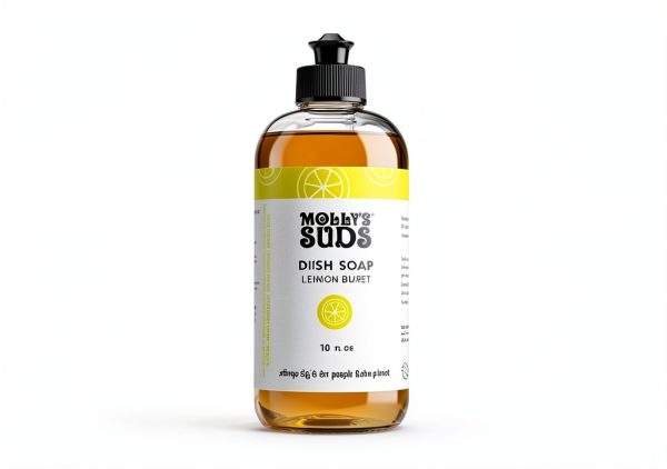 Molly's Suds Liquid Dish Soap Ingredients Scrub Citrus 24 oz 2 Pack-1