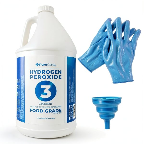 3% Food Grade Hydrogen Peroxide 1 Gallon - Purechem Pros Cleaner-0
