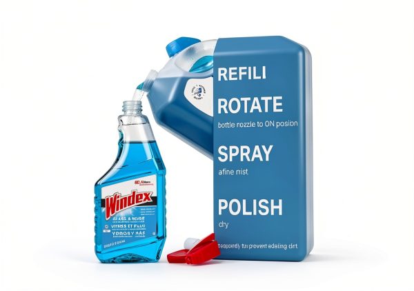 Windex Glass Cleaner Multi‑Surface 128 fl oz Refill Pack of 4-6