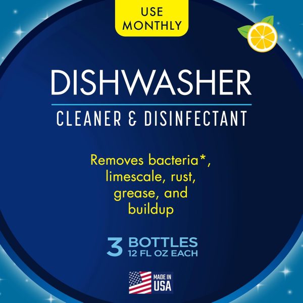 Dishwasher Cleaner Glisten 12oz Limescale Rust Grease-1