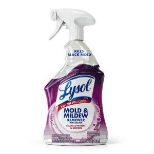 Lysol Mold & Mildew Remover Spray Bathroom Cleaner with Bleach 32oz-0