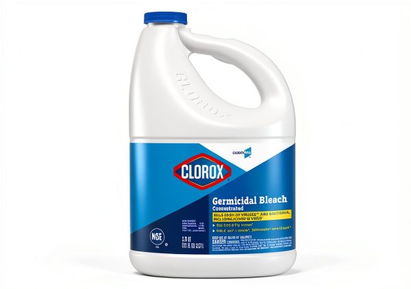 Clorox 30966CT Concentrated Germicidal Bleach Regular 121oz Bottle 3/Carton-0