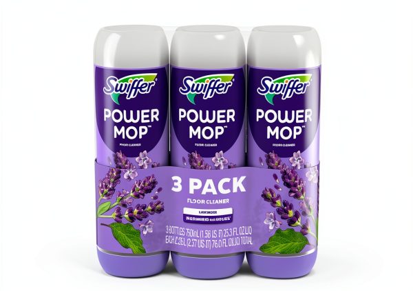 Swiffer PowerMop Lavender Scent Cleaning Solution Triple Pack 25 fl oz-8
