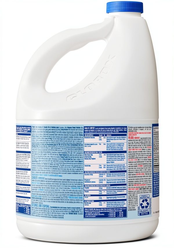 Clorox 30966CT Concentrated Germicidal Bleach Regular 121oz Bottle 3/Carton-10