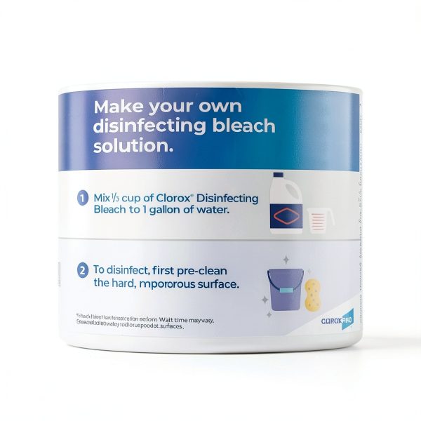 Clorox 30966CT Concentrated Germicidal Bleach Regular 121oz Bottle 3/Carton-2