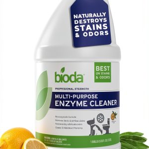 Bioda Multi-Purpose Probiotic Enzyme Cleaner and Deodorizer | Professional Strength | Trash Can Deodorizer, Pet Stains and Odors, Drains, Floors, Bathrooms, Toilets | Made in USA | 1 Gallon-0