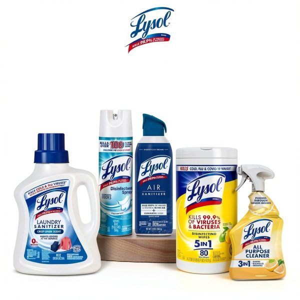 Lysol Mold & Mildew Remover Spray Bathroom Cleaner with Bleach 32oz-5