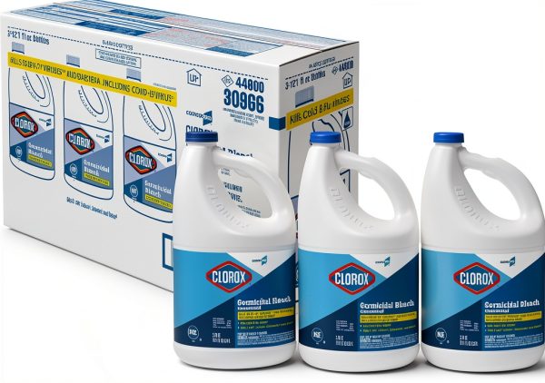 Clorox 30966CT Concentrated Germicidal Bleach Regular 121oz Bottle 3/Carton-7
